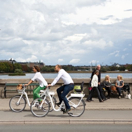 Biking in Copenhagen