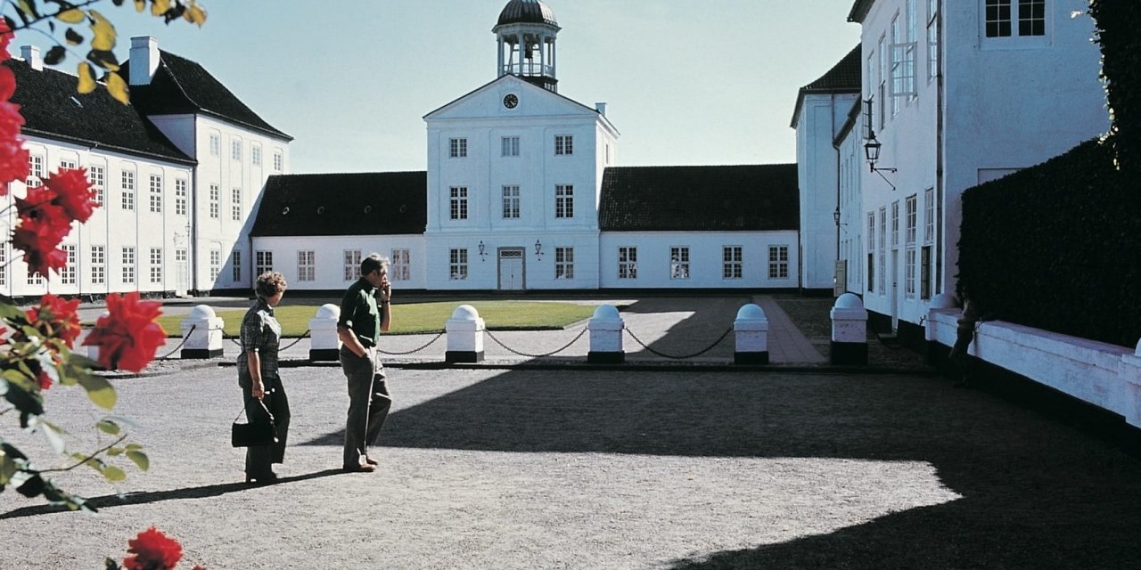 Graasten Palace in South Jutland is a residence for the Danish Royal family