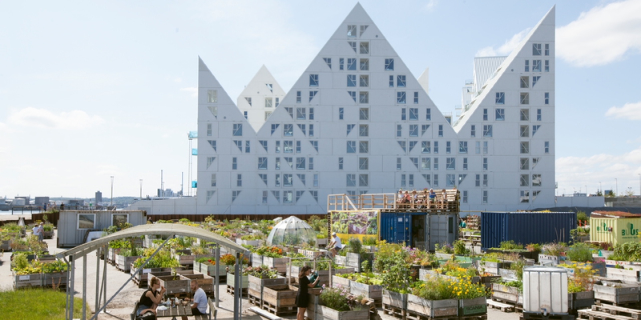 The Iceberg  in Aarhus is a beautiful example of danish architecture
