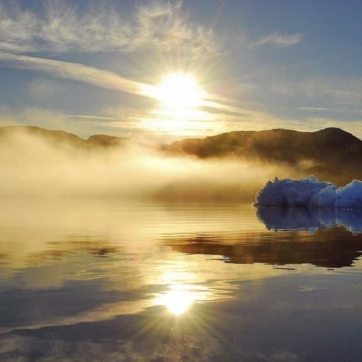 Midnight Sun in Greenland