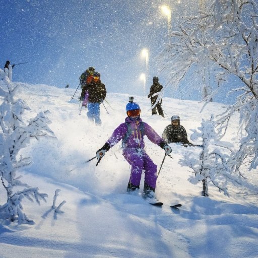 Skiing in Narvik