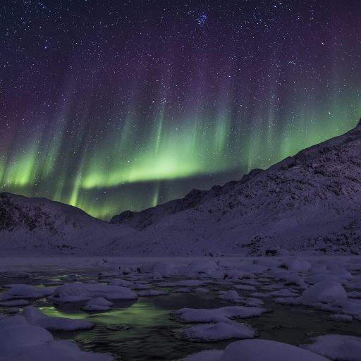 The Northern Lights in Greenland
